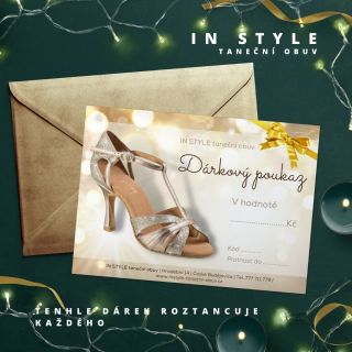✨ Dárkový poukaz, který roztančí každého ✨ Darujte radost v pohybu. 💃 Dárkový poukaz IN STYLE potěší každého, kdo miluje...